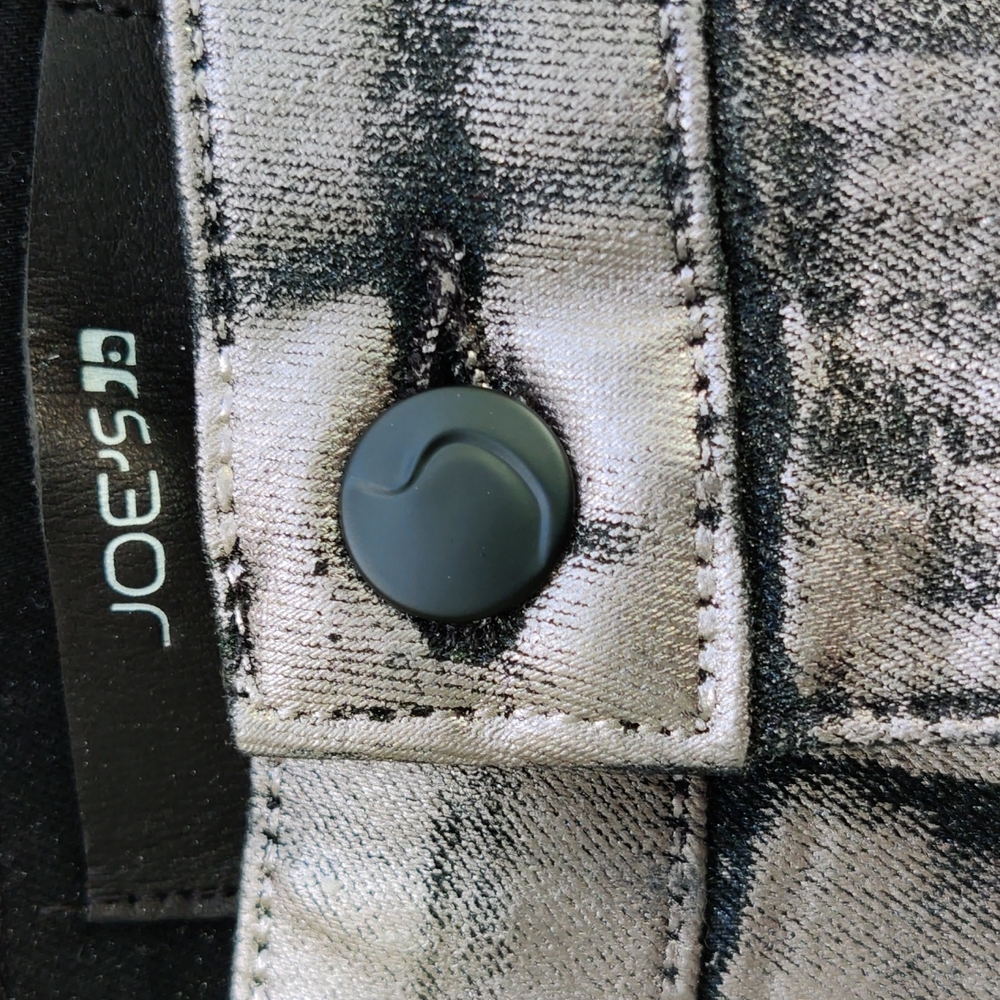 Joe's Jean's Silver The Charlie foil Skinny jeans PLEASE READ - Picture 15 of 16